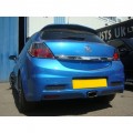VX72 Cobra Sport Vauxhall Astra H VXR (2005-11) Cat Back System (2.5" bore) (Resonated), Cobra Sport, VX72